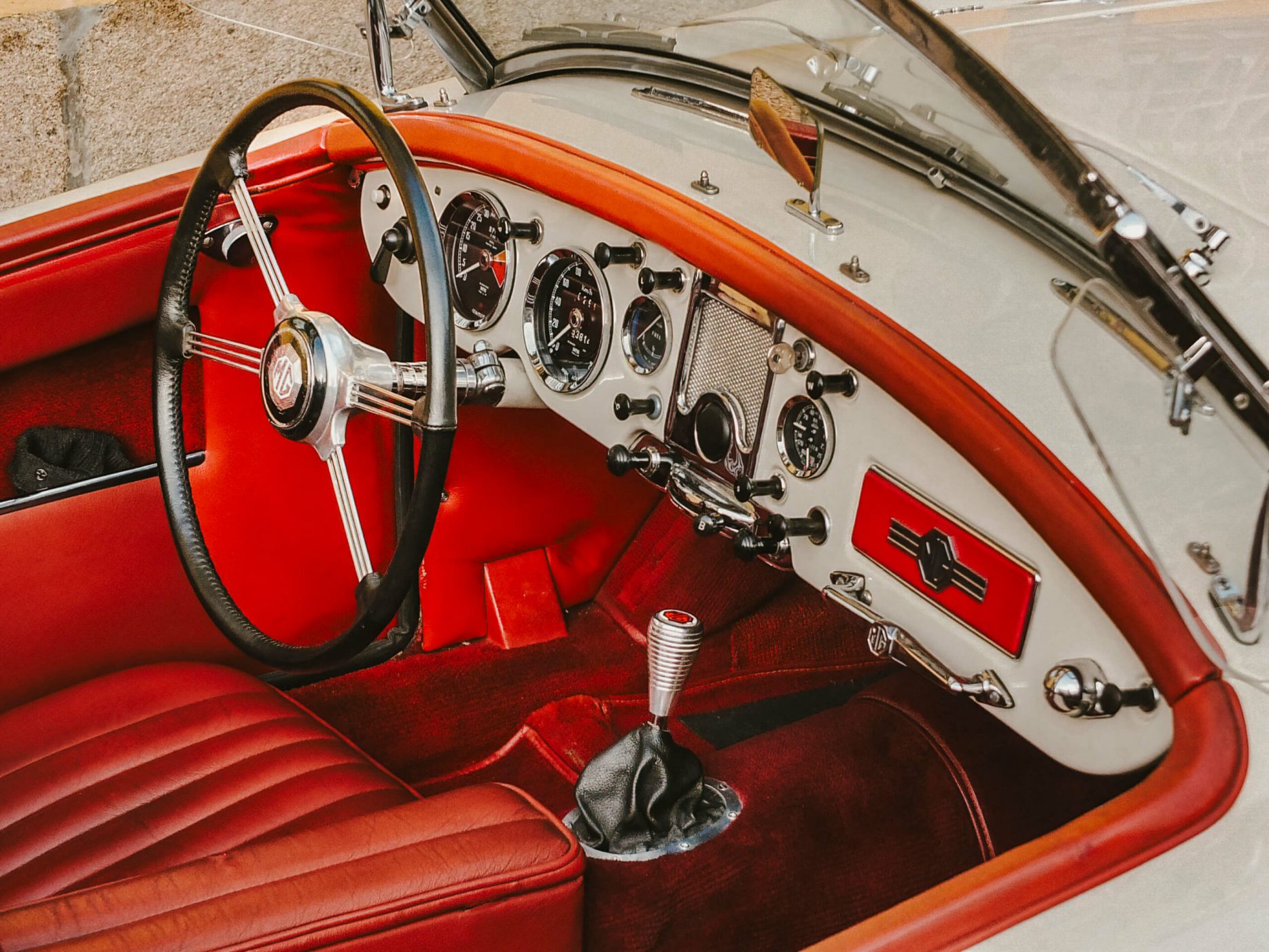 Vintage Tours - MG MGA Detailbilder