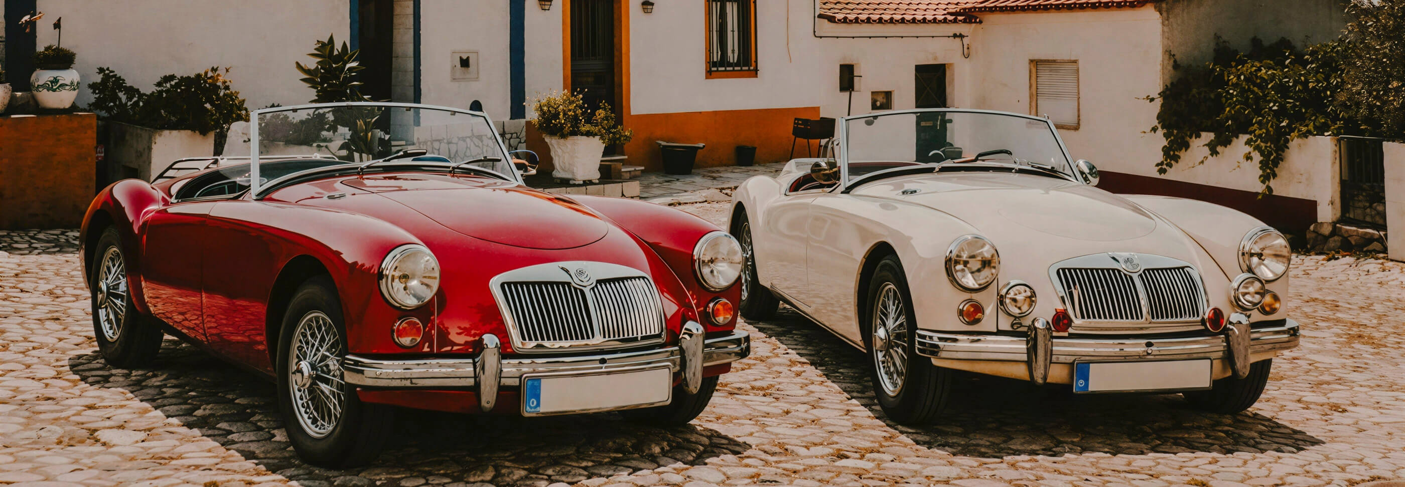 Tour vintage in Andalusia: MGA Roadster in villaggi unici