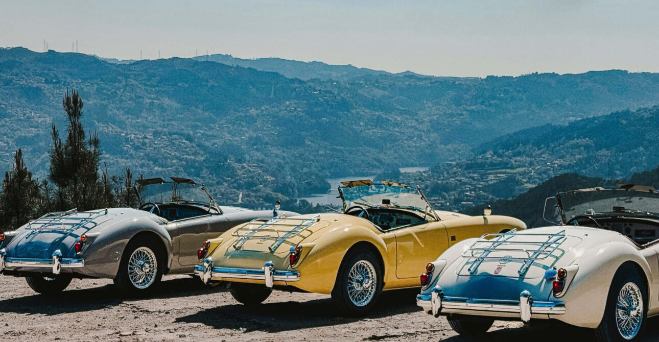 Experience northern Portugal with all your senses - in MGA Roadster
